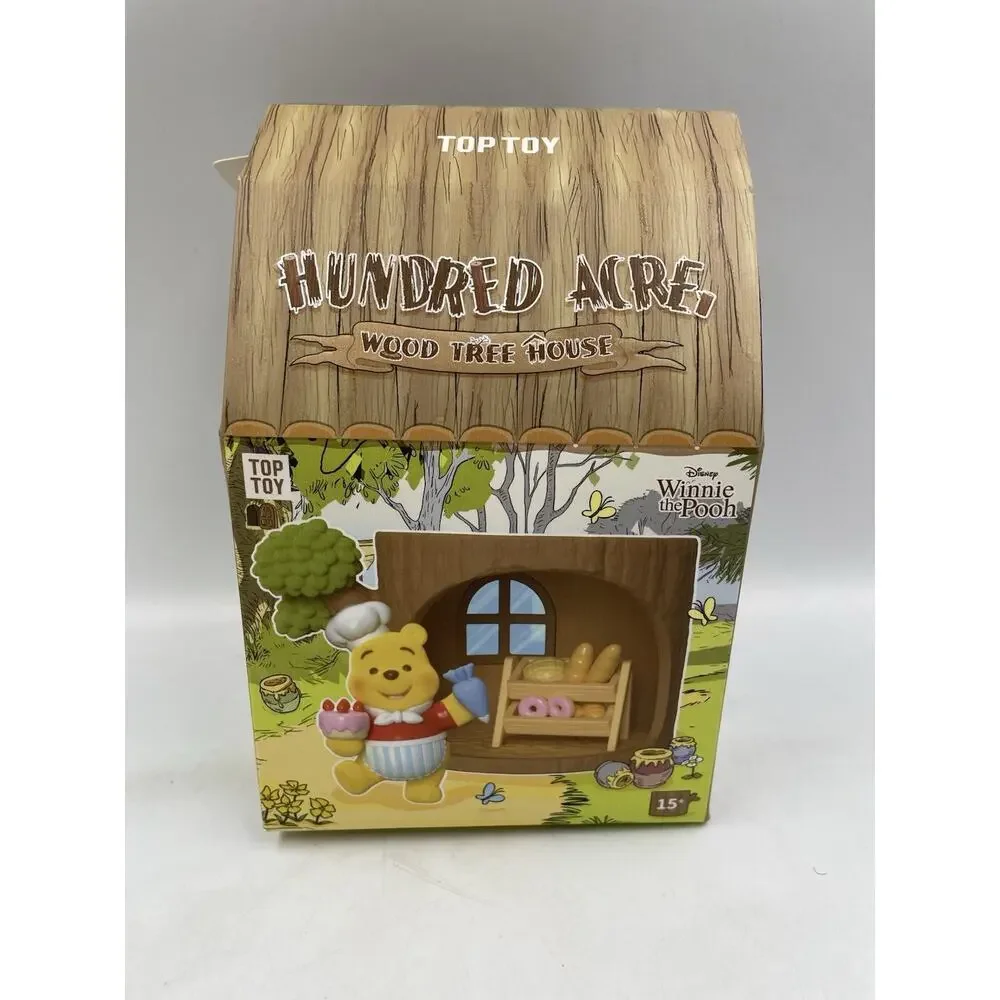 TOP TOY Disney Winnie-the-Pooh Hundred Acre Wood Tree House Series Baking Hut